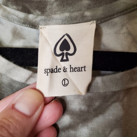 Spade & Heart tie dye cold shoulder dress large - Picture 8 of 14